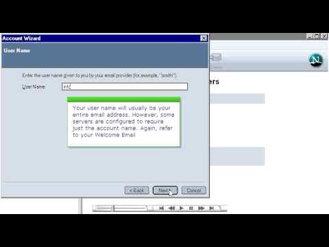 Creating an email account in Netscape Communicator