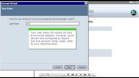 Creating an email account in Netscape Communicator