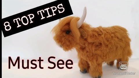 Needle Felting For Beginners - Quick 5 minute Video to Get You Started!