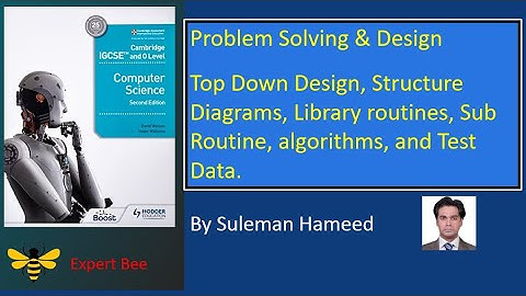 Problem Solving and design |Top Down Design |Structure Diagram |Library Routine |@ExpertBee