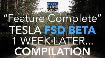 Tesla FSD Beta Full Compilation: Stop Signs, Traffic Lights, Turns, Roundabouts, and Construction