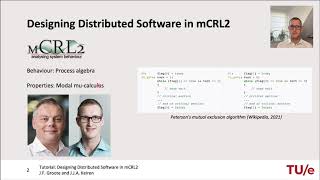 Tutorial: Designing Distributed Software in mCRL2 - Creating Behavioural Models of Parallel Software Content
