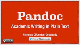 Using Pandoc Using Pandoc