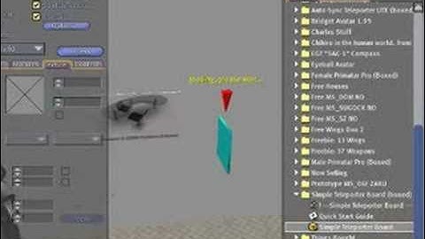 Simple Teleporter Board SECONDLIFE