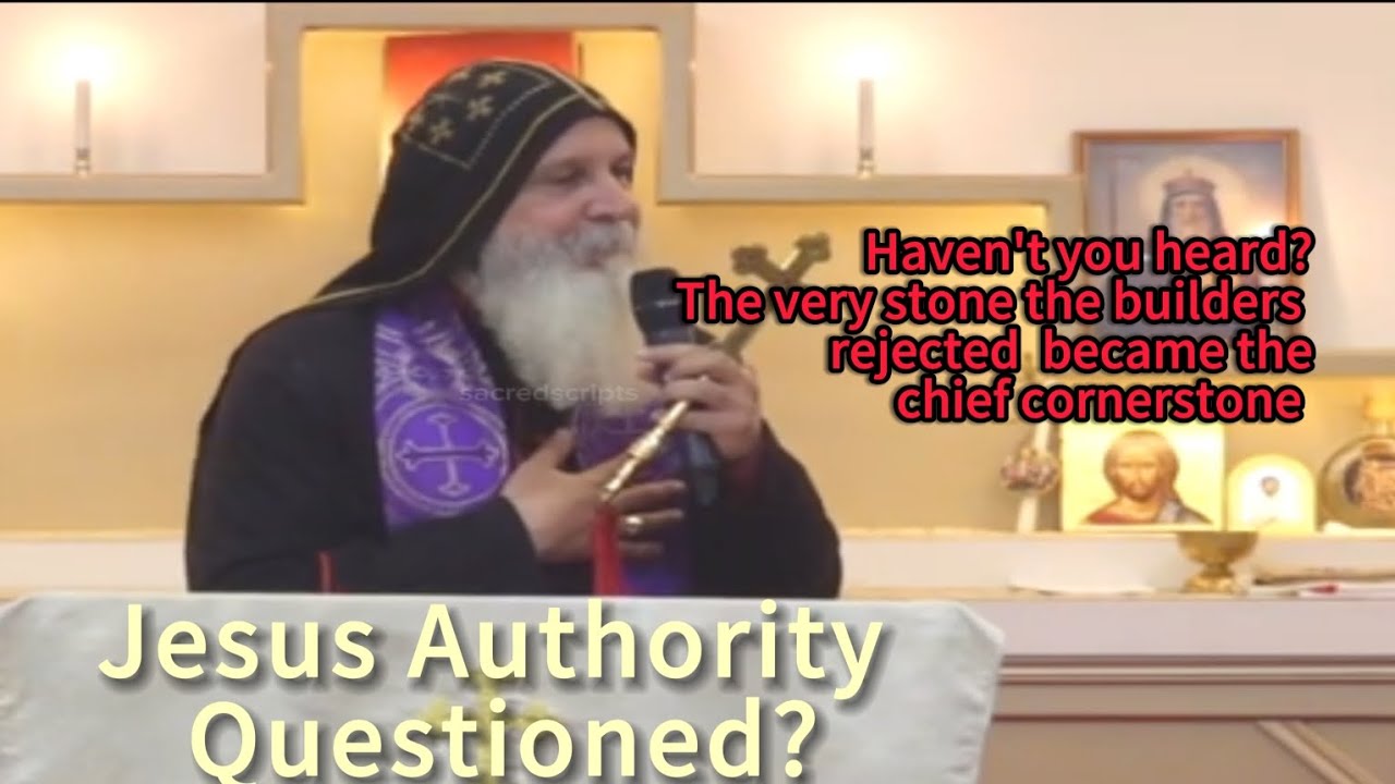 Jesus Was Questioned About His Authority As A Son Of God