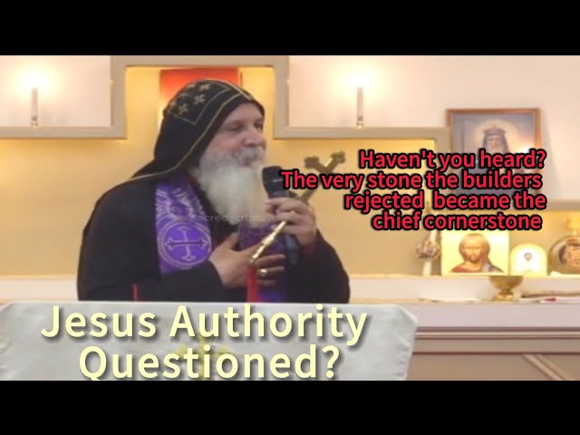 Jesus Was Questioned About His Authority As A Son Of God class=