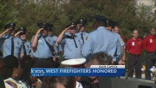 First Responder Day Honors Firefighters who died in West, Texas