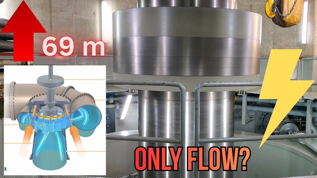 Only 69 Meters of Head, Yet 250MW Through Sheer Water Flow