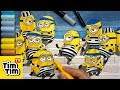 How to draw Minions in Prison from Despicable Me 3 | Easy step by step for kids | Coloring Pages