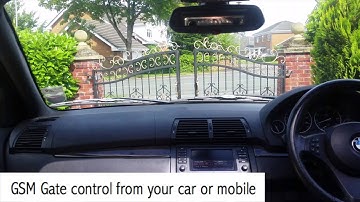 GSM Gate Opener controlled from my car
