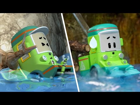 Uzaklaşıyorum!│Gerçek Hayatta POLI│Oyuncak Araba│Çocuklar İçin Oyuncak│Robocar POLI çizgi film