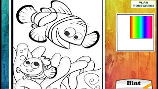 Finding Nemo Coloring Pages For Kids - Finding Nemo Coloring Pages Games Wealth