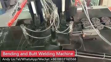 Automatic 2D CNC Wire Bending Machine and Butt Welding Machine for Reveal Frame