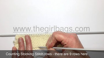 Counting Rows - Stocking Stitch