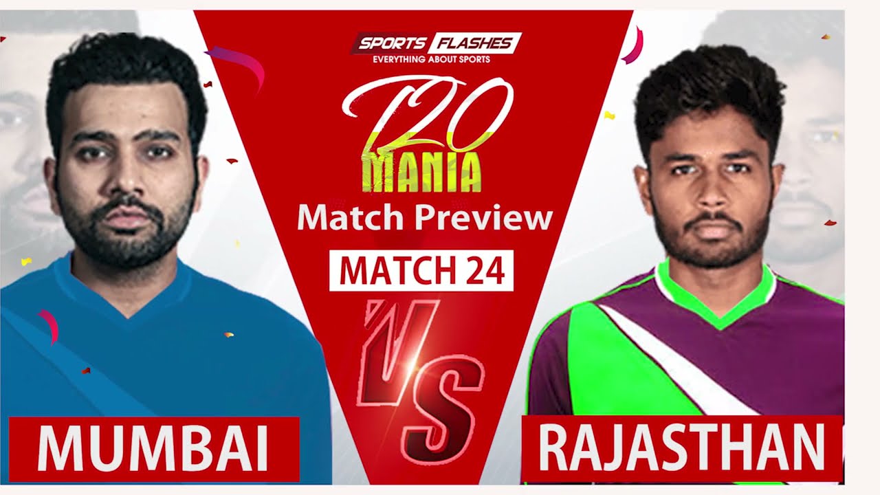 MI VS RR Match 24 Prediction: Pitch Report, Venue, Pre-match, Preview | MI vs RR , Playing 11