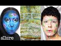 3 Makeup Artists Turn Themselves Into A Monet Painting | Triple Take | Allure