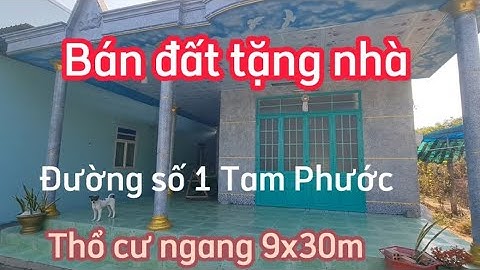 VT516: Bán đất tặng nhà ở Tam Phước Long Điền BRVT giá hợp lý