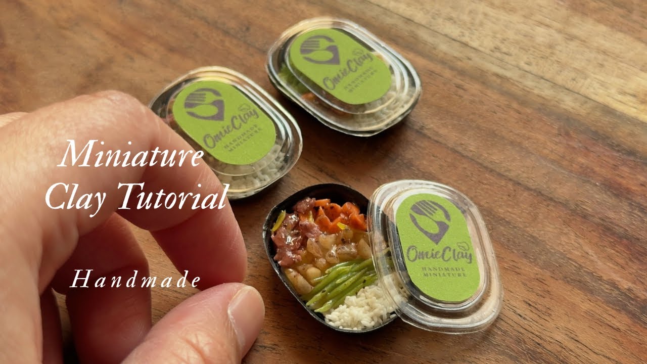 MINIATURE TAKEAWAY LUNCH / DIY (PART3 final)