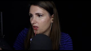 ASMR My Liquid Lipsticks collection (applying lipstick, whispers, light mouth sounds) screenshot 4