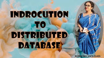 👊💗1. INTRODUCTION TO DISTRIBUTED DATABASE👊💗