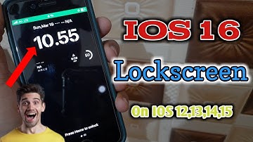 how to set IOS 16 lockscreen in iphone 7,6,6s,5,5s.//#laddidhiman // #basictips //