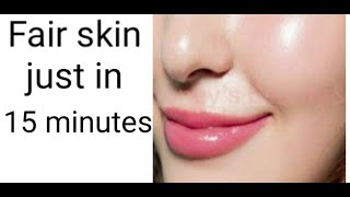 skin whitening magical mask| get fair skin in 15 minutes