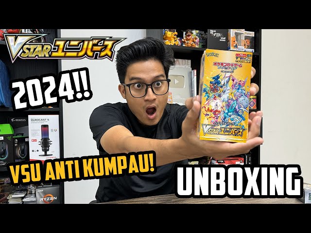 POKEMON UNBOXING PERTAMA 2024! V STAR UNIVERSE! KOTAK ANTI KUMPAU! class=