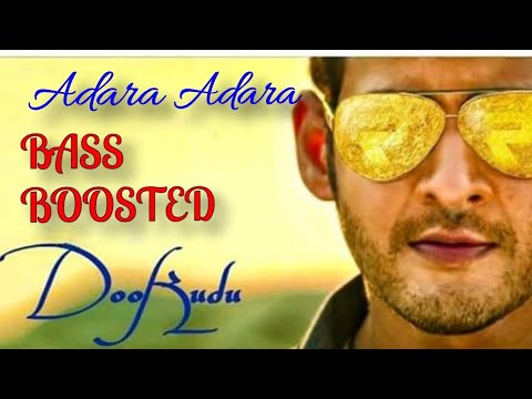 Adara Adara Bass Boosted Song  Dookudu Telugu movie  Bazz Media House  Please use 