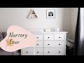 Nursery Tour & Organization | Baby girl nursery