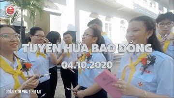 [KHOẢNH KHẮC] THÁNH LỄ TUYÊN HỨA BAO ĐỒNG 2020 | XỨ ĐOÀN KITÔ VUA BÌNH AN