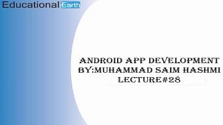 How to call from our own Android App|Android App Development | Lecture#28 By Muhammad Saim Hashmi