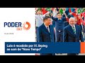 Lula  recebido por xi jinping ao som de novo tempo