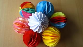 DIY: DekoKugel aus Papier / Decoration ball paper