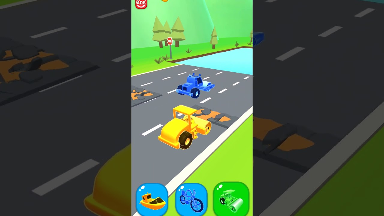 Shape Transform Game | Shifting Race | Car Racing Game 