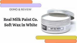 Using Soft White Wax as Alternative to Paint Washing for Farmhouse Coastal Furniture! #diy screenshot 4