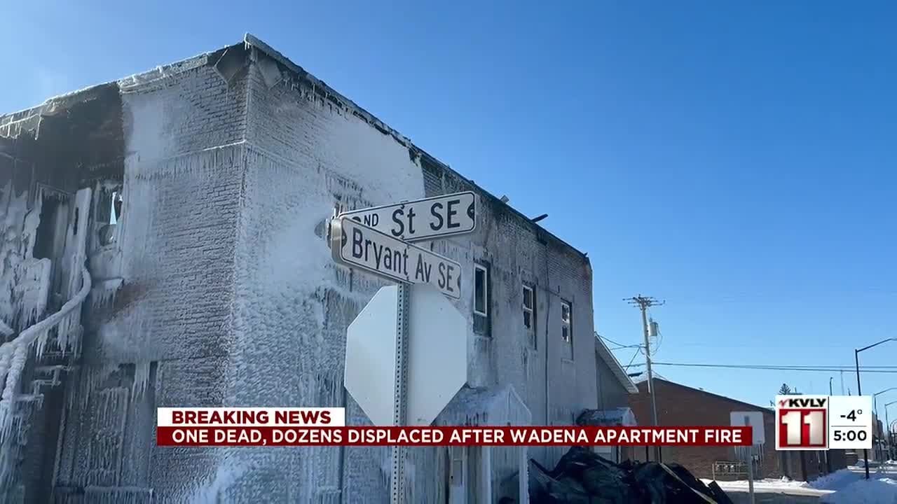 One dead, dozens displaced after Wadena apartment fire - YouTube