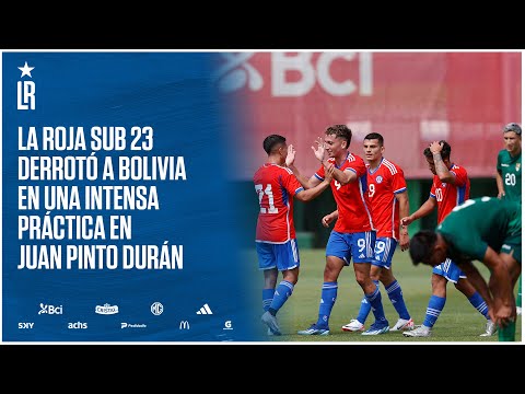 La Roja Sub 23 derrotó a Bolivia en una intensa práctica deportiva disputada en Pinto Durán