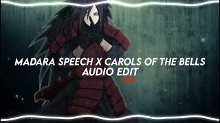 Madara uchiha speech x Lindsey Stirling - Carol's of the bells ( edit audio) Resimi