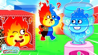 Desafio Fogo VS Água🔥💧 Como Família Elemental Brinca de Esconde Esconde Extremo? Desenhos Animados