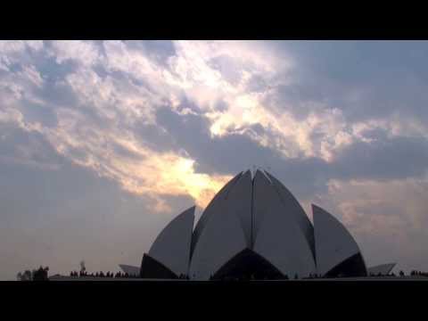 Video: Lotus-Tempel in Neu-Delhi, Indien