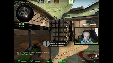 CSGO: 5k on Mirage w/ AK-47, 1v3 clutch