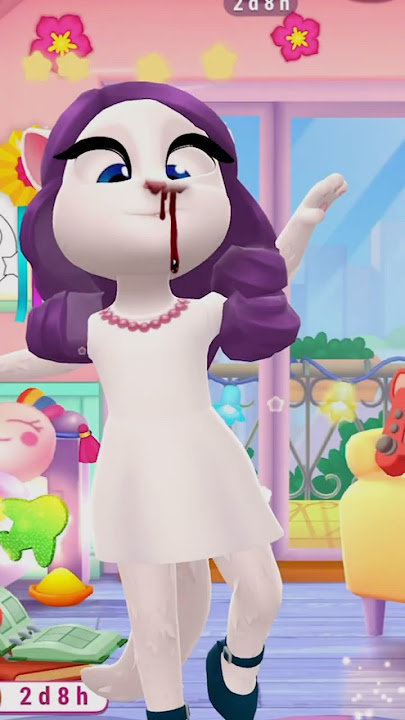 Tom doesn't want to eat #shorts #mytalkingtomfriends #mytalkingangela2