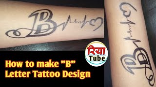 Letter B tattoo designs  b letter tattoo  letter B tattoo collection   YouTube