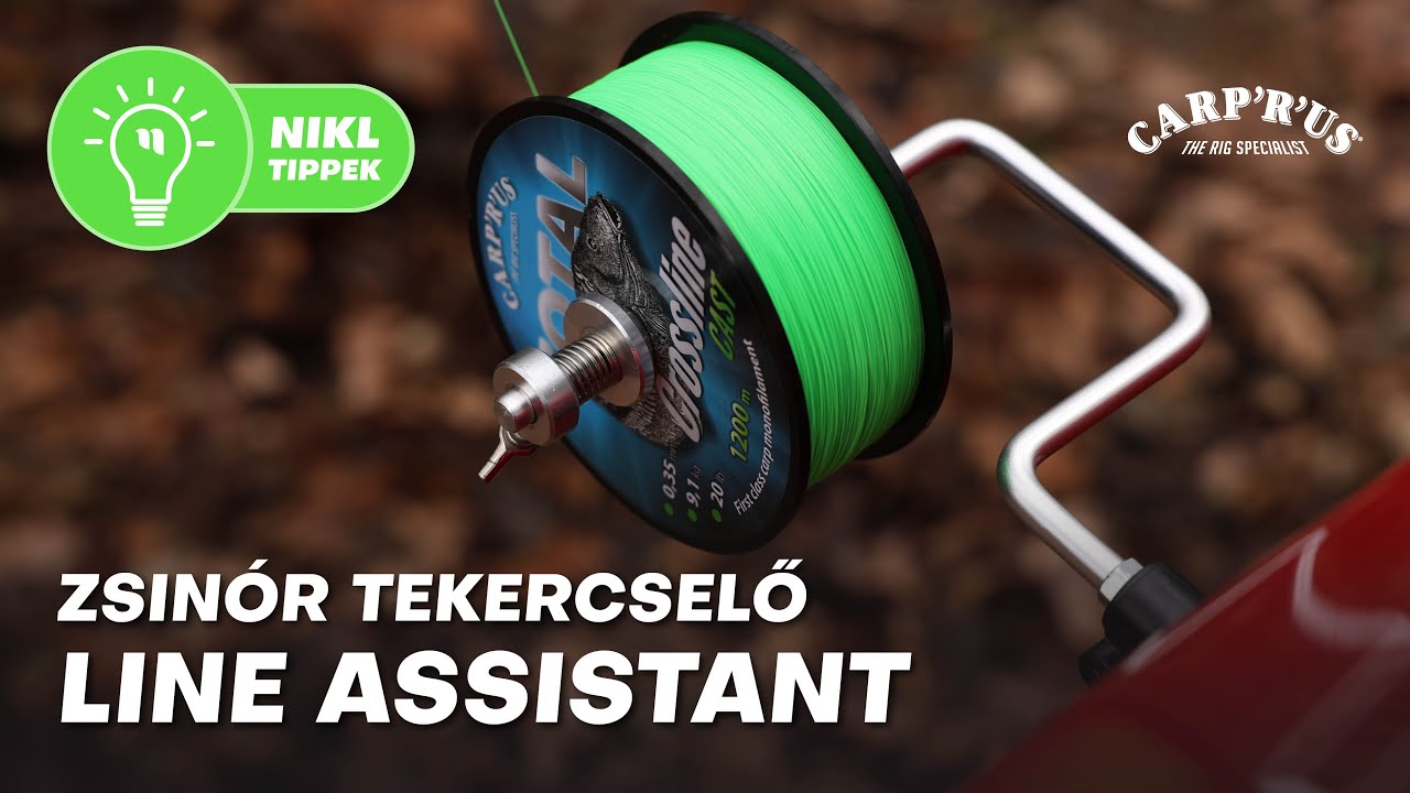 Zsinór csévélés kunkorok nélkül | Zsinór tekercselő - YouTube