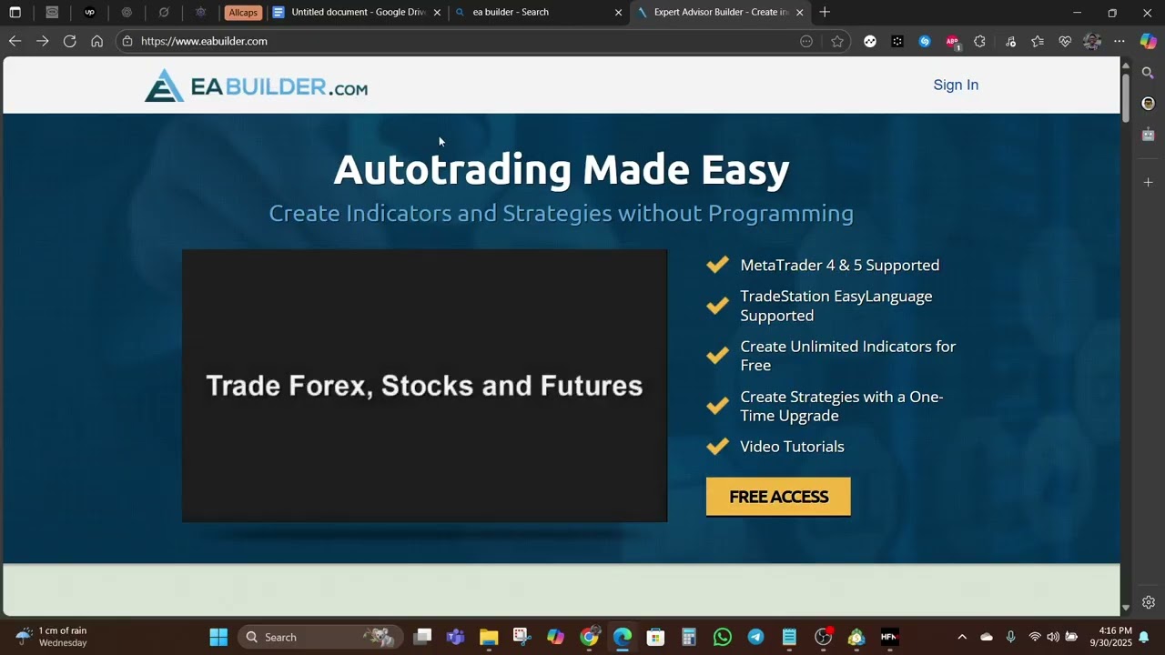 Expert Advisor Builder For MetaTrader 5 - The Forex Geek