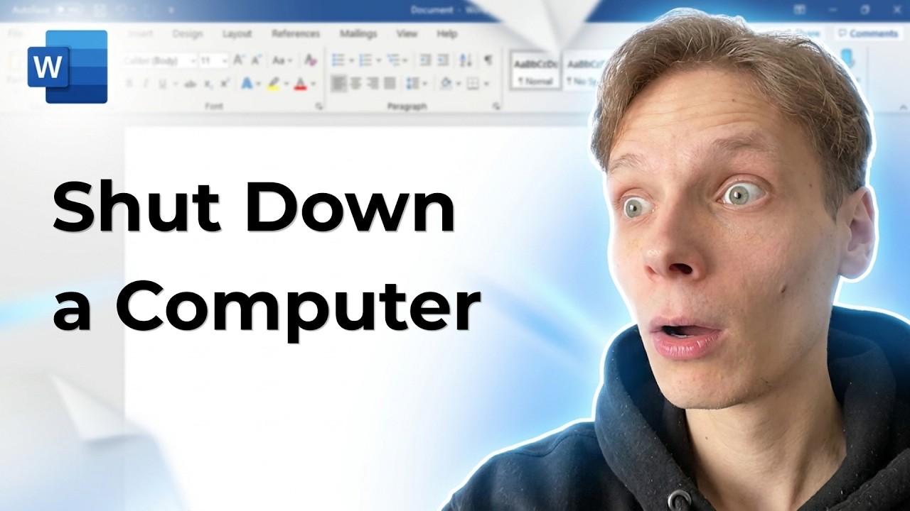 How to Shut Down a Computer from Word [2026 Easy Guide] - YouTube