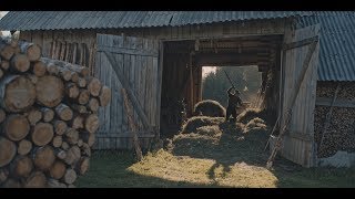 Grandfather. Summer - Hay making. Trailer