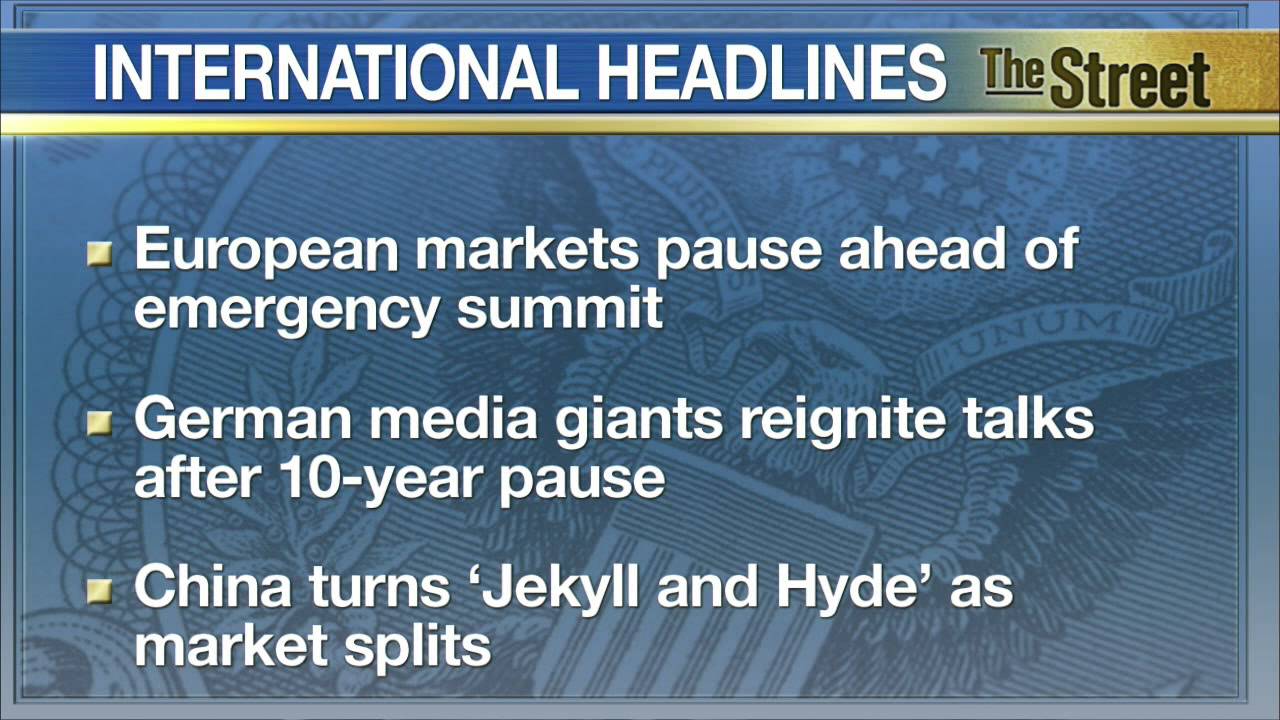 Greek Markets closed Ahead of Emergency Summit, While German Media Giants Revive Merger