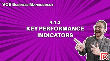 VCE Business Management | 4.1.3 Key Performance Indicators