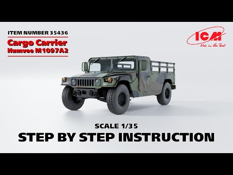 ICM | Cargo Carrier Humvee M1097A2 | Step by step